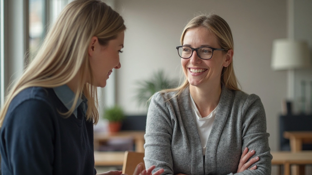 Trainer leidt Nederlands les met enthousiaste student